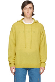 Lanvin - Yellow Cashmere Alpaca Hoodie