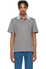 Lanvin - Polo gris Grosgrain