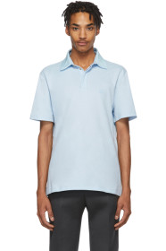 Lanvin - Polo bleu Grosgrain