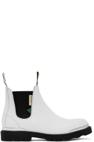 Lanvin - White Calfskin Chelsea Boots