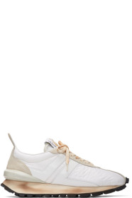 Lanvin - Baskets blanches Bumper