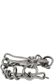 Alexander McQueen - Silver Knotted Wire Bracelet