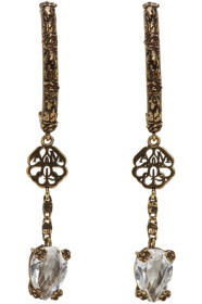 Alexander McQueen - ゴールド シグネチャ Pierced ピアス
