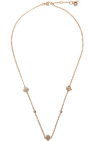 Alexander McQueen - Collier doré Short Chain