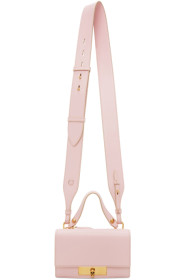 Alexander McQueen - Pink Small Skull Lock Bag