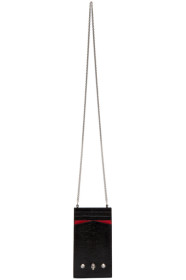 Alexander McQueen - Sac noir et rouge iPhone Case