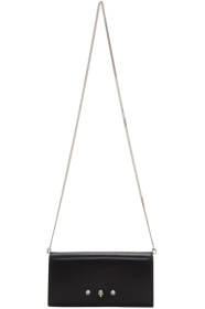 Alexander McQueen - Black Skull Chain Wallet Bag