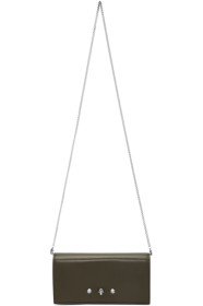 Alexander McQueen - Sac vert Wallet On Chain