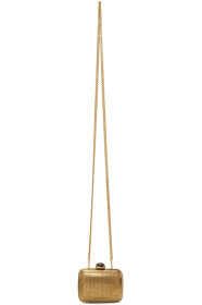 Alexander McQueen - Gold Mini Clutch