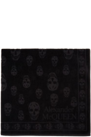 Alexander McQueen - Black Skull Beach Towel