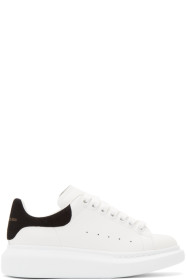 Alexander McQueen - White & Black Oversized Sneakers
