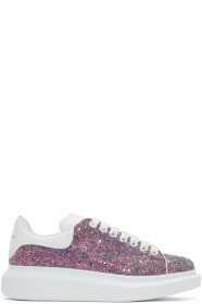 Alexander McQueen - Multicolor Shell Glitter Oversized Sneakers