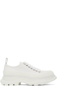 Alexander McQueen - White Tread Slick Platform Low Sneakers