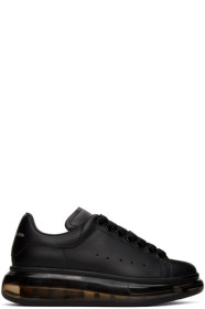 Alexander McQueen - Black Clear Sole Oversized Sneakers