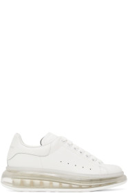 Alexander McQueen - White Clear Sole Oversized Sneakers