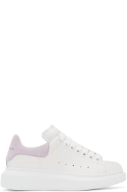 Alexander McQueen - SSENSE Exclusive White & Purple Oversized Sneakers
