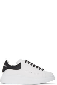 Alexander McQueen - White & Black Oversized Sneakers
