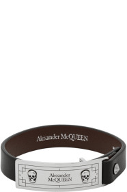 Alexander McQueen - 黑色 Identity 手环