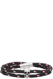 Alexander McQueen - 黑色 Skull Friendship 手环