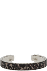 Alexander McQueen - Silver Camo Skull Bracelet