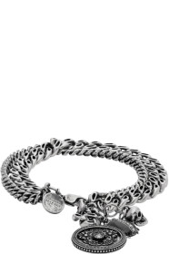 Alexander McQueen - Silver Beetle Bracelet