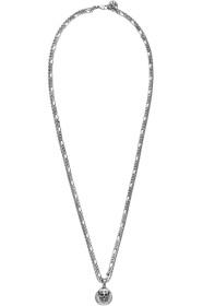 Alexander McQueen - シルバー スカル コイン ネックレス