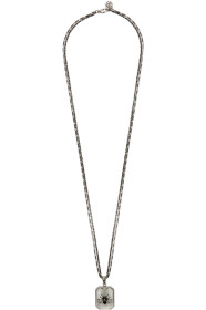 Alexander McQueen - Silver Resin Spider Necklace