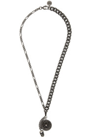 Alexander McQueen - Silver Medallion Necklace
