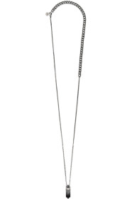 Alexander McQueen - Silver Small Quartz Pendant Necklace