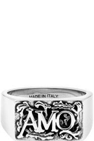 Alexander McQueen - Bague argentée Snake