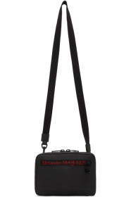 Alexander McQueen - Black Tech Zip Messenger Bag