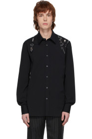 Alexander McQueen - Black Studded Shirt