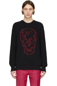 Alexander McQueen - Black Skull Sweater