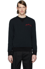 Alexander McQueen - Black Vintage Loopback Sweatshirt