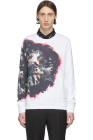 Alexander McQueen - White & Multicolor Painted Sweatshirt