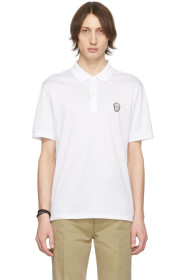 Alexander McQueen - Polo blanc Skull