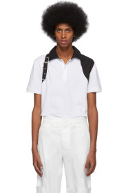 Alexander McQueen - Polo blanc Harness