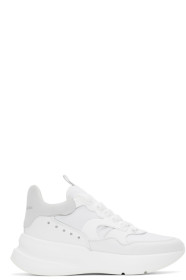Alexander McQueen - ホワイト レザー スニーカー