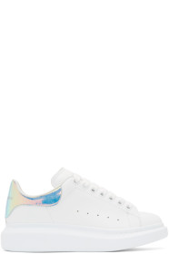 Alexander McQueen - Baskets surdimensionnées blanches et multicolores