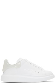 Alexander McQueen - ホワイト & トランスペアレント オーバーサイズ スニーカー