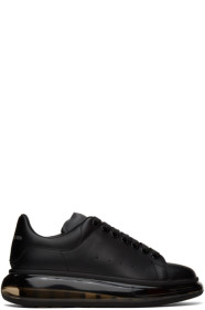 Alexander McQueen - Black Clear Sole Oversized Sneakers