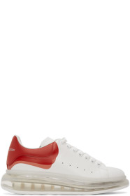 Alexander McQueen - White & Red Oversized Sneakers