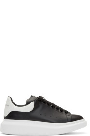 Alexander McQueen - ブラック & ホワイト オーバーサイズ スニーカー
