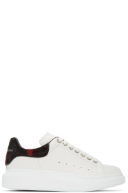 Alexander McQueen - 白色皮毛阔型运动鞋