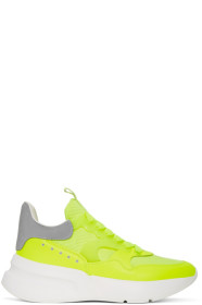 Alexander McQueen - Baskets en cuir jaunes