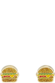 Paul Smith - Gold & Multicolor Glitter Junk Food Cufflinks