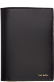 Paul Smith - Black Signature Stripe Interior Passport Holder