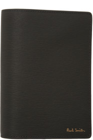 Paul Smith - Grey Straw Grain Passport Holder