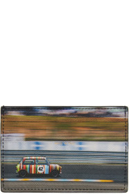 Paul Smith - Porte-cartes noir et multicolore Mini Print