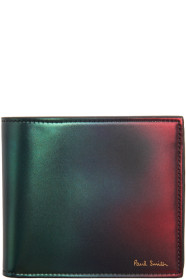 Paul Smith - Green & Red Gradient Billfold Wallet